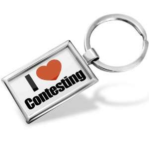  Keychain I Love Contesting   Hand Made, Key chain ring 