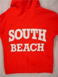 SOUTH BEACH Lifeguard Hoodie Shirt (Womens Medium)  