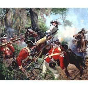 Don Troiani   Battle of Eutaw Springs 1781 Canvas Giclee
