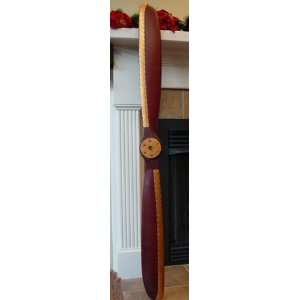  Airplane Gift   Large 70 Cherry Finish Airplane Propeller 