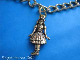   CHARM BRACELET Red Shoes Dorothy Wicked Witch Castle Charms NEW  