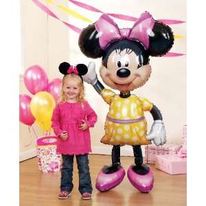   Party Destination Disney Minnie Mouse Airwalker 54 Jumbo Foil Balloon