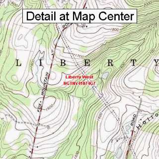   Map   Liberty West, New York (Folded/Waterproof)