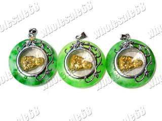   Imitation Jade Green revolve bead pendants wholesale lots Fashion