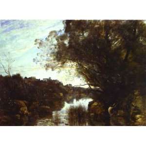 Hand Made Oil Reproduction   Jean Baptiste Corot   24 x 18 
