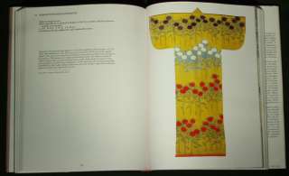 BOOK Kosode Japanese kimono silk embroidery textile art ASIAN costume 