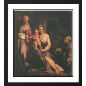  Correggio 28x32 Framed and Double Matted The Rest on the 
