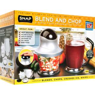 Blend and Chop 8 PC. Food Preparation System 44902049538  