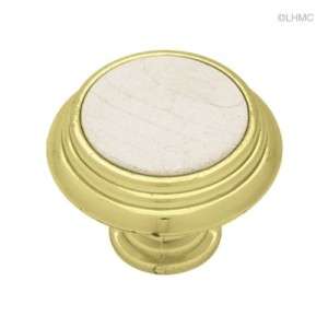 Frosted Maple Wood Brass Cabinet Knob Door Pull #6015  