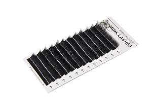 Mixed Size Mink C Curl .15, .20, .25mm x 8 15mm lashes 8 in 1 Eyelash 