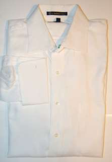 Tommy Hilfiger $89 Mens White Collared Dress Shirt Size 16.5x34/35 