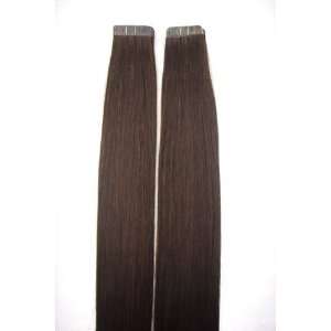 Pieces Touch up Skin Weft Seamless Tape in Hair Extensions #4 Medium 