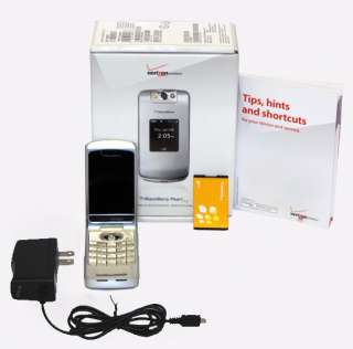 Blackberry 8230 Pearl Flip Verizon Page Plus CDMA ONLY Silver 