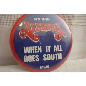  Collectible Alabama Country Music Button 