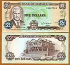 Jamaica, $5, 1992, P 70d (70) UNC Obsolete Denom.