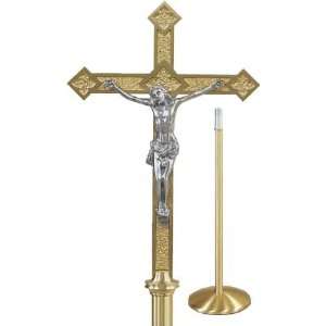 Bronze Processional Crucifix 