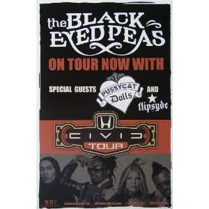 The Black Eyed Peas   Honda Civic Tour   Poster   Rare   New   Fergie 