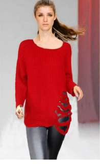 Sexy Long Sleeves Fashion Sweater Blouse Top S M L 869  