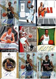 HUGE BASKETBALL JERSEY, AUTO, PATCH, RC, INSERT, SP LOT MICHAEL 