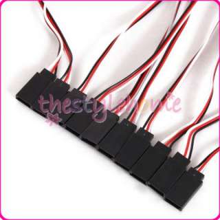 NEW 10pcs 320mm Servo Extension Lead Wire Cord Cable FOR RC Car Plane 