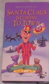 Santa Claus Is Coming To Town Video Movie VHS Classic  