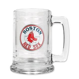 Boston Red Sox 15oz Glass Tankard by Jewelry Adviser Gifts