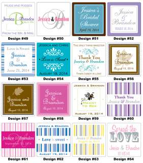 100   2x2 inch Square Wedding Waterproof Stickers/ Labels / Seals