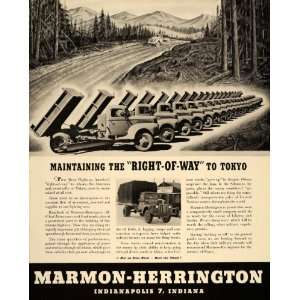  1943 Ad WWII Marmon Herrington Trucks Alcan Highway AK 