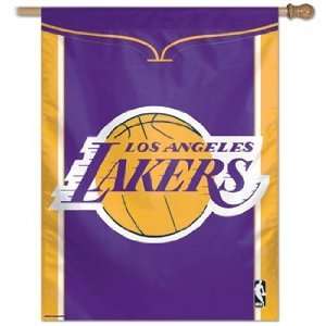  LOS ANGELES LAKERS Team Logo Weather Resistant 27 by 37 