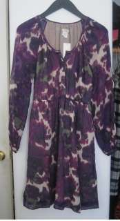Crew Maisie in Abstract Floral Dress Size 0,2,4,6  