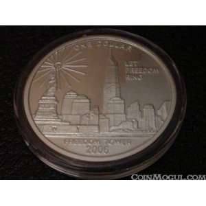  2006 One Silver Dollar Freedom Tower Toys & Games