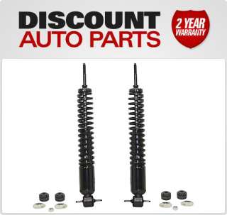 New Front Monroe Set of 2 Shock Absorber and Strut Assembly Pair Black 