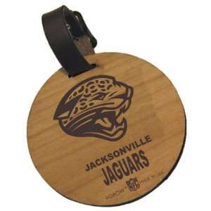  Jacksonville Jaguars Alder Wood Bag Tag