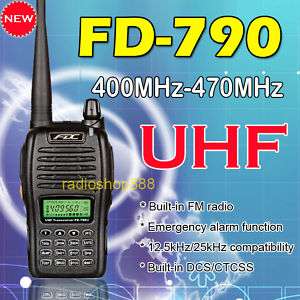 FDC FD 790 UHF 400 470mhz FM Radio + Free Earpiece  
