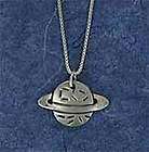 saturn necklace  