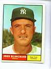   BLANCHARD 1961 Topps #104 Excellent Condition NEW YORK YANKEES