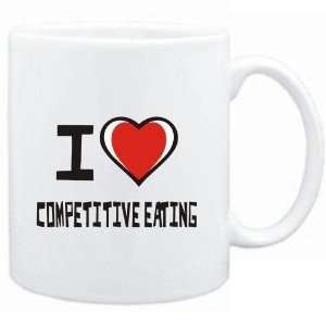  Mug White I love Competitive Eating  Sports