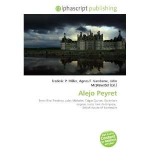  Alejo Peyret (9786133958111) Books