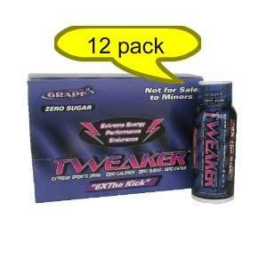  12 Pack   Tweaker Energy   Grape   2oz. Health & Personal 
