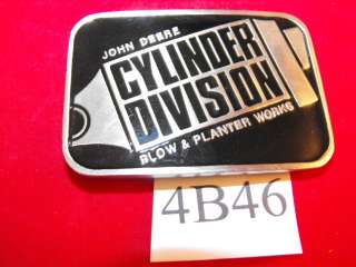 VTG J Deere Plow & Planter Cylinder Divns Buckle # 953  