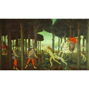  Hand Made Oil Reproduction   Alessandro Botticelli   24 x 