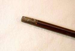   Elegant Sterling Silver Handled Rosewood Walking Stick C 1900  