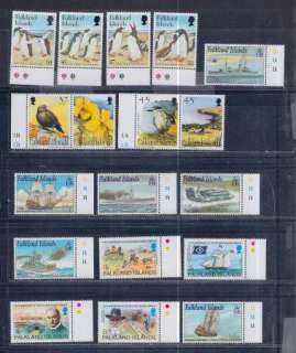 FREE S/H IN US WHEN U BUY 6 ITEMS FALKLAND STAMPS MINT LOT AHY10 