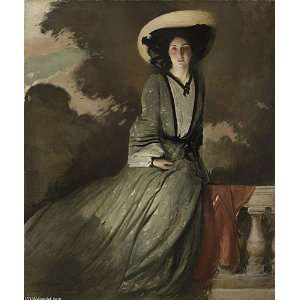   24 x 28 inches   Portrait of Mrs. John White Alexan