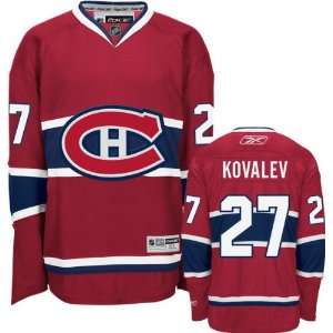Alexei Kovalev Montreal Canadiens  Red  Premier NHLPA Jersey