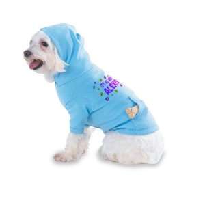 Its All About Alexis Hooded (Hoody) T Shirt with pocket for your Dog 