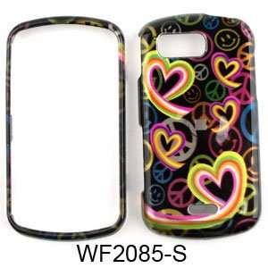  Samsung Moment m900 Transparent ColorfulHearts,SmileyFaces 