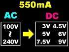   Adapter DC 3V 4.5V 5V 6V 7.5V 9V 12V items in aclub com 