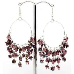  Days of Our Lives ~ Nicole ~ Dangle Amethyst Wire Beaded 