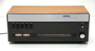 REVOX A76 vintage FM tuner   sound of the 70ties  
